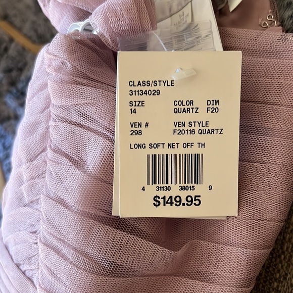 DAVIDS BRIDAL BRIDESMAID DRESS - Picture 6 of 8